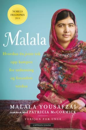 Om Malala

Jeg er Malala, og dette er historien min. Malala Yousafzai var ti år da Taliban tok kontroll over hjemstedet hennes. Det fredelige området ble forvandlet av terrorisme. Malala sto opp for det hun mener, og mistet nesten livet sitt for dette. 